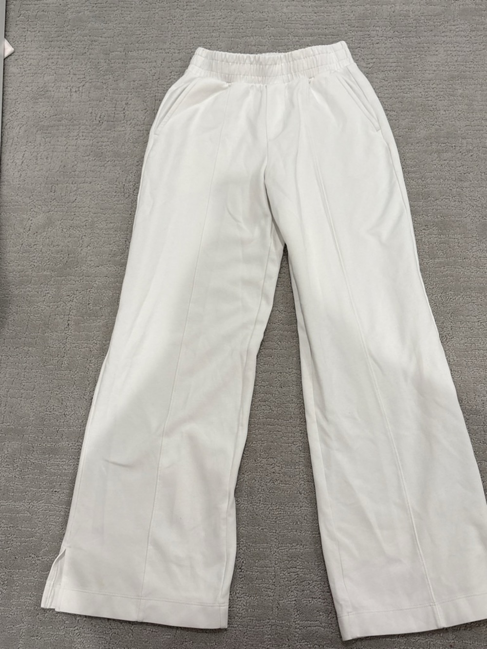 White Wide Leg Pants
